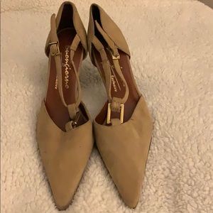 Buorgiorno Exclusive suede shoes with metal accent